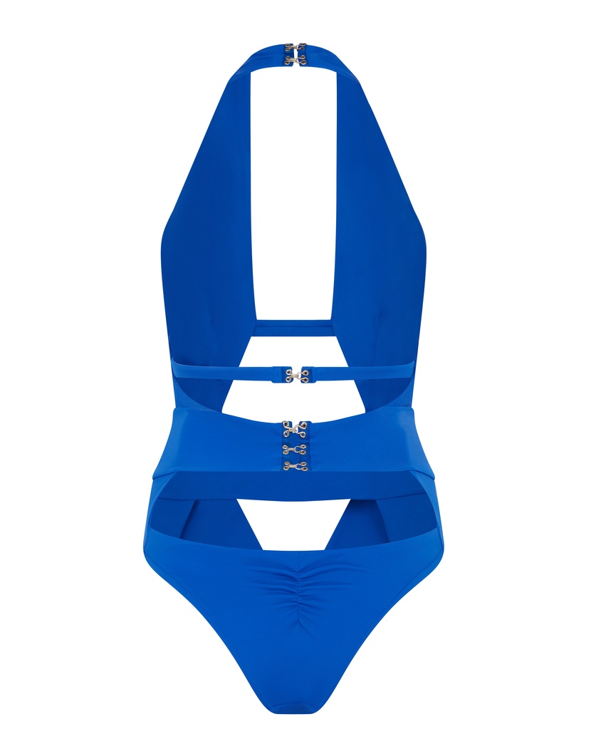 AnjaСиний слитный купальник-монокини Anja