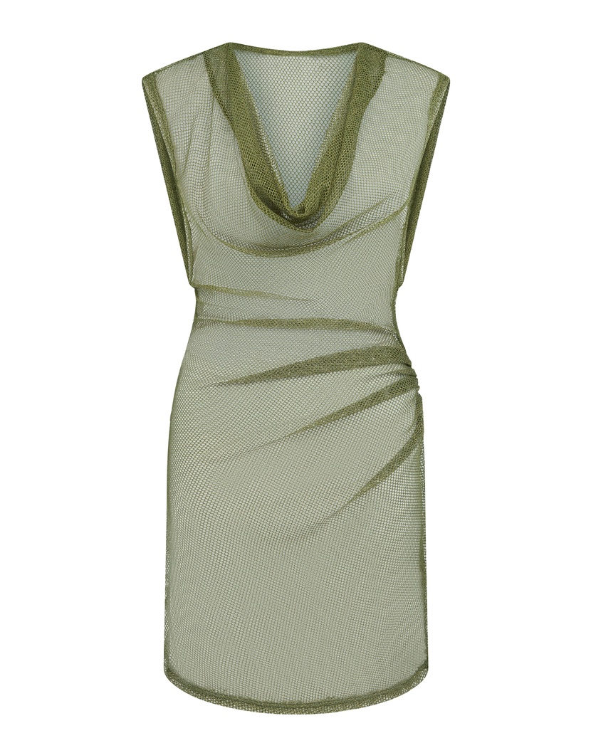 OrinaПляжное платье цвета хаки Orina