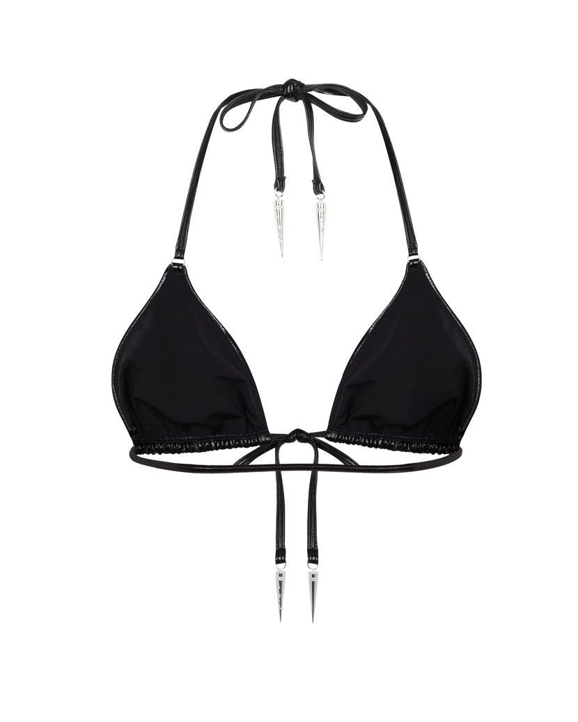 MikaЧерный топ купальника Mika