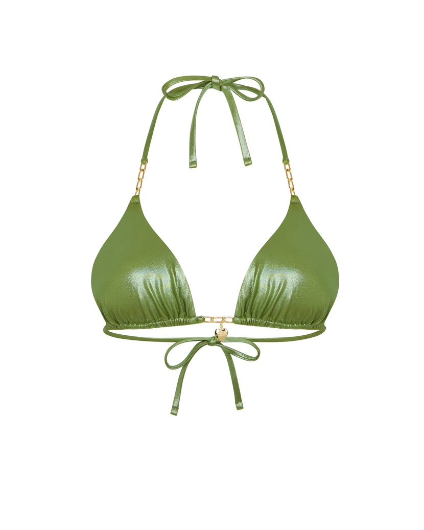LyraЗеленый топ купальника Lyra