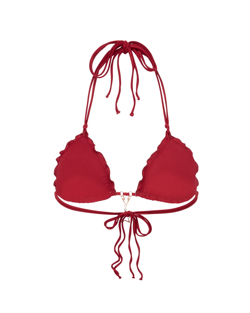 BerryБордовый топ купальника Berry