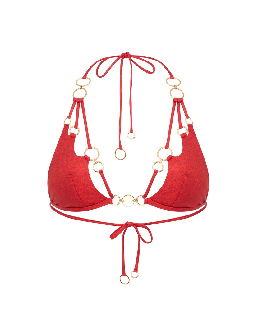 DavineКрасный топ купальника Davine