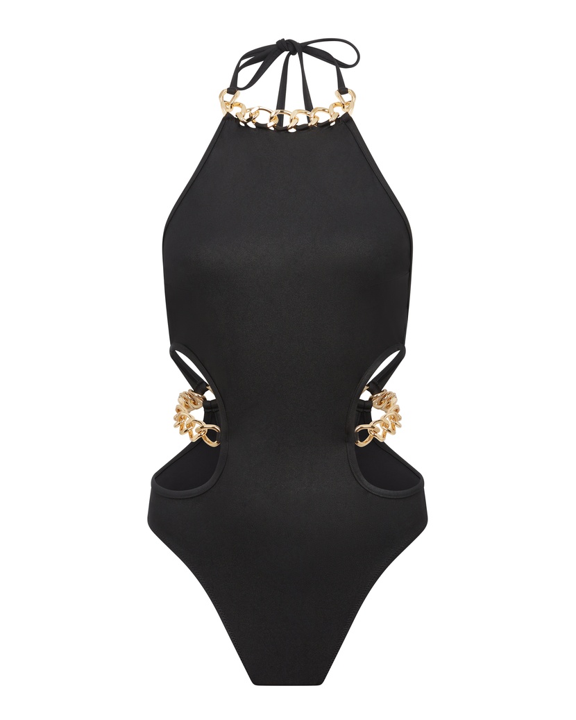 AxlЧерный слитный купальник Axl