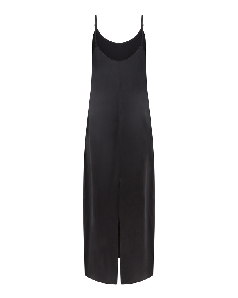 CecilyЧерная длинная сорочка Cecily