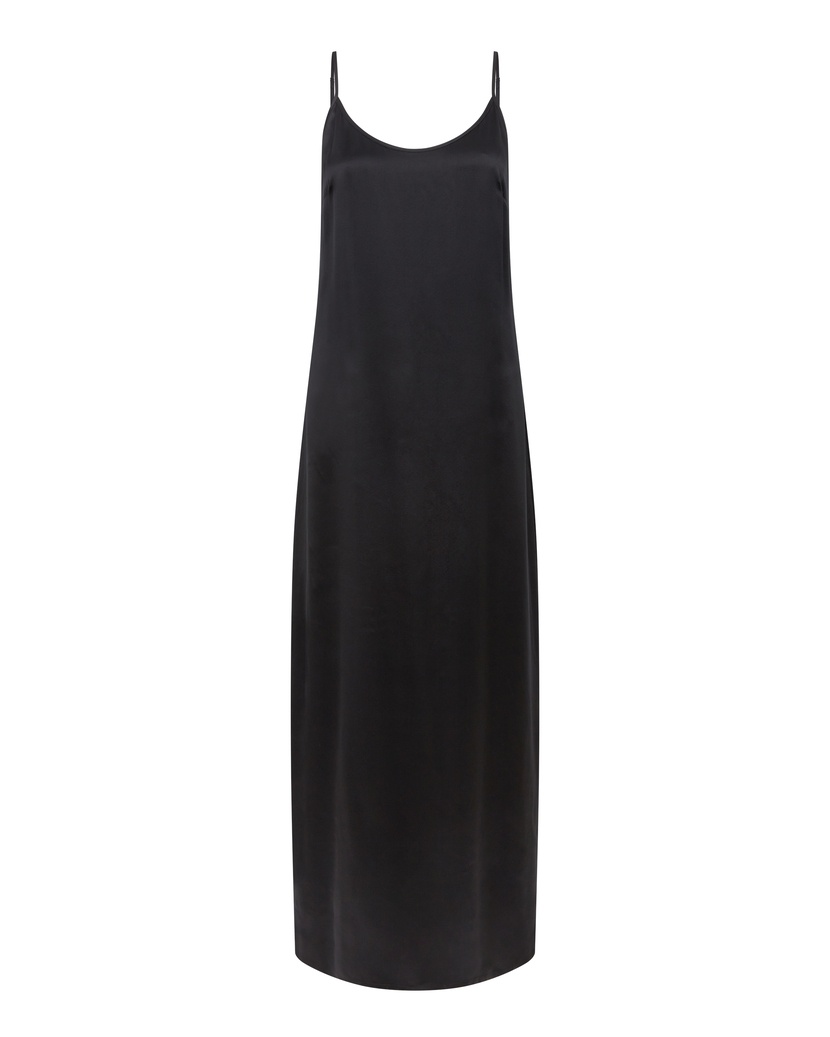 CecilyЧерная длинная сорочка Cecily