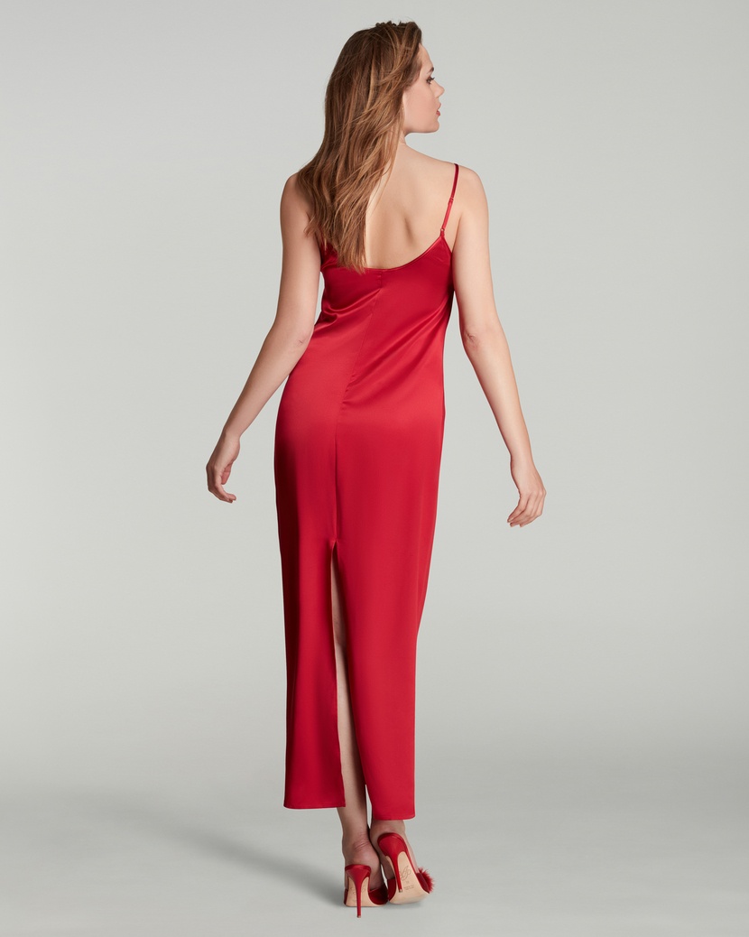 CecilyКрасная длинная сорочка Cecily