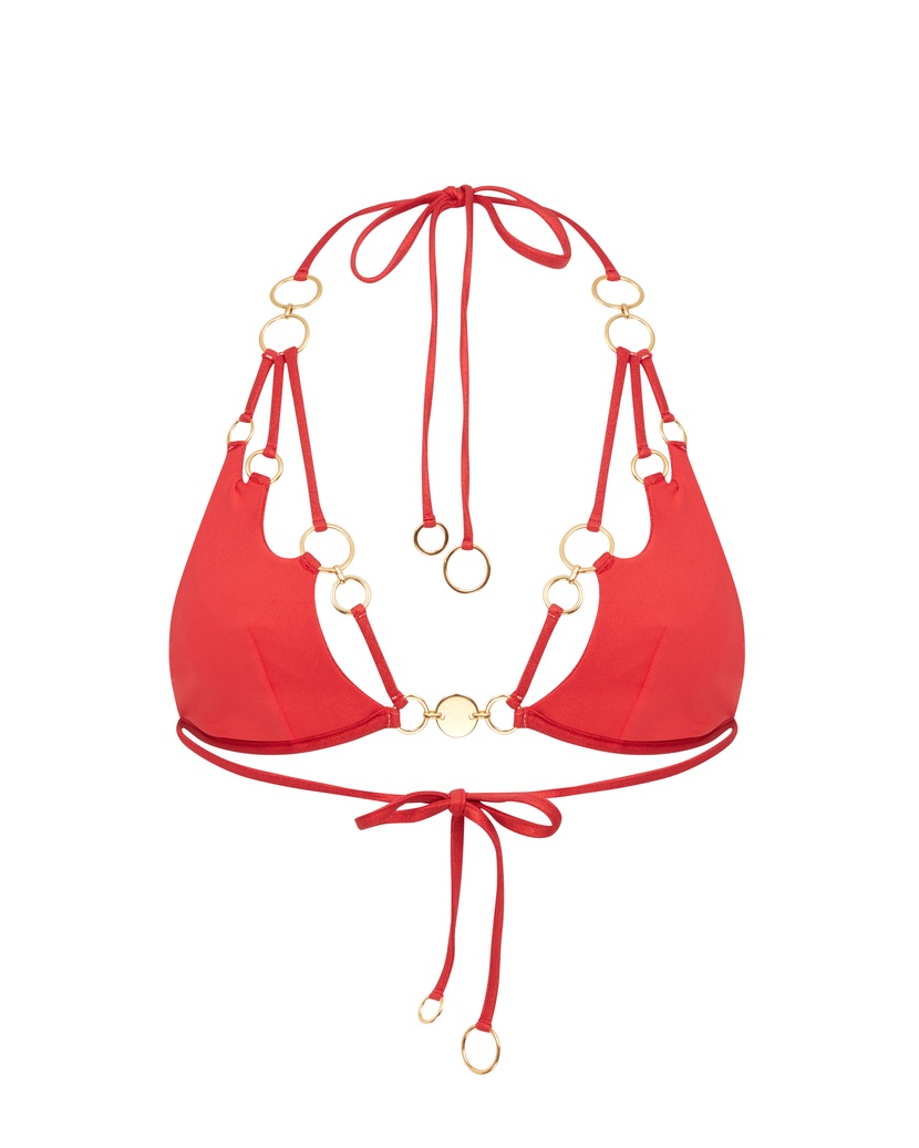 DavineКрасный топ купальника Davine
