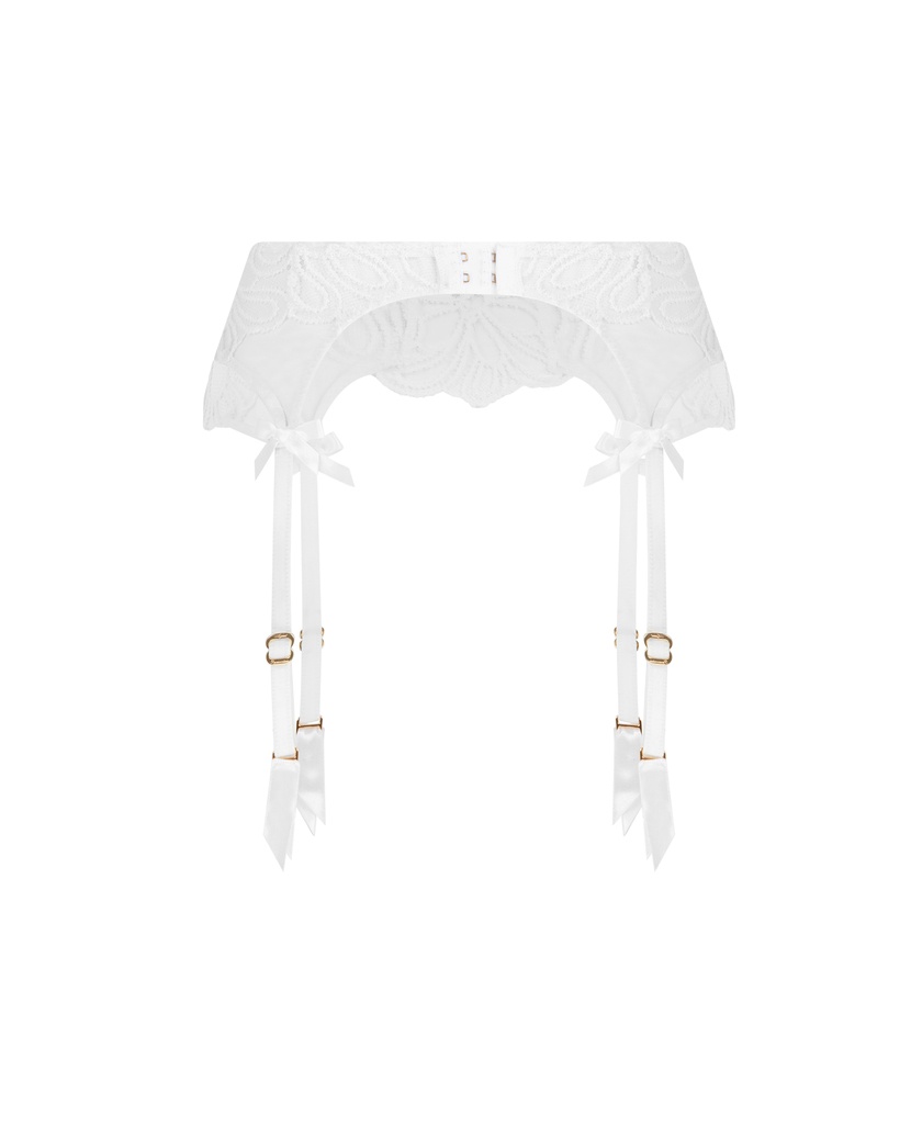 NelleБелый пояс для чулок Nelle