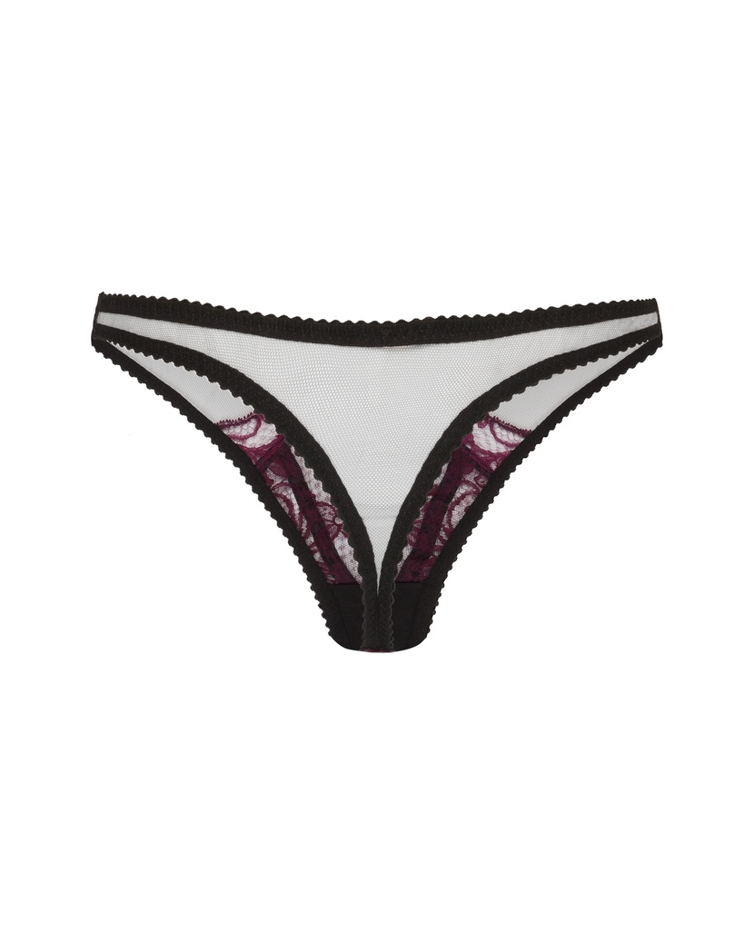 RozlynСливово-черные трусы стринги Rozlyn