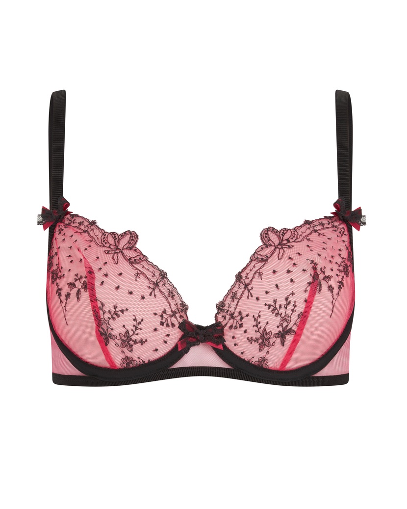 GraiceРозово-черный бюстгальтер с мягкой чашкой Graice