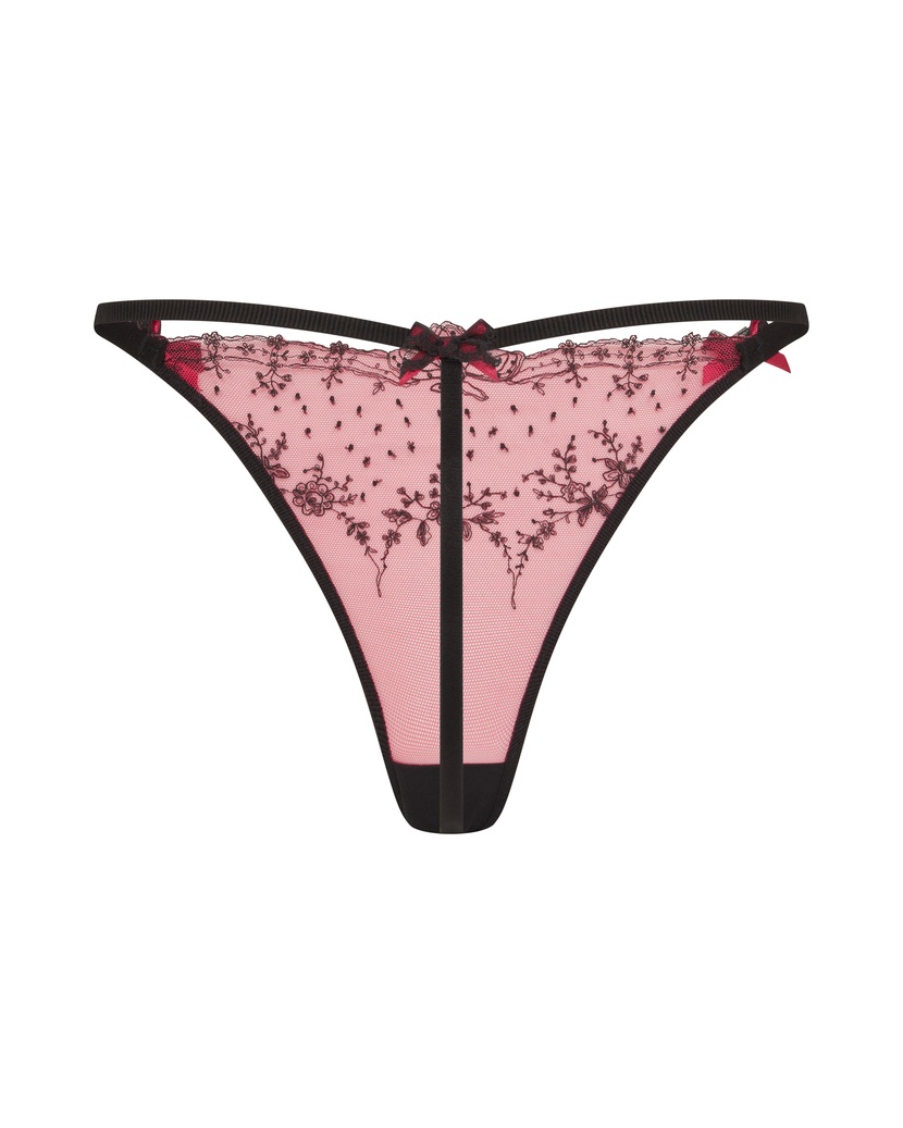 GraiceРозово-черные трусы стринги Graice