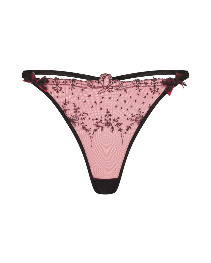 GraiceРозово-черные трусы стринги Graice