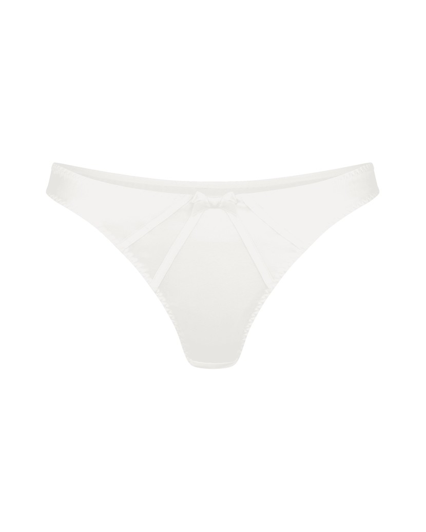 MercyШелковые трусы стринги цвета слоновой кости Mercy
