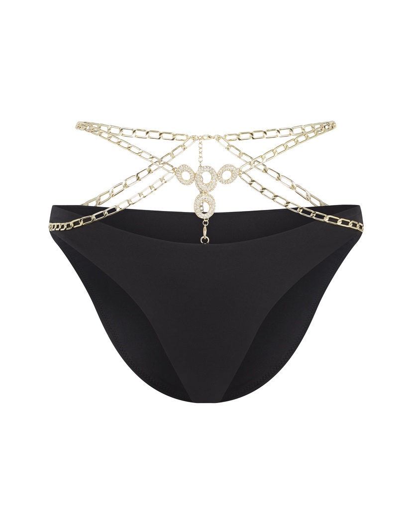 HaisleeЧерные плавки купальника Haislee