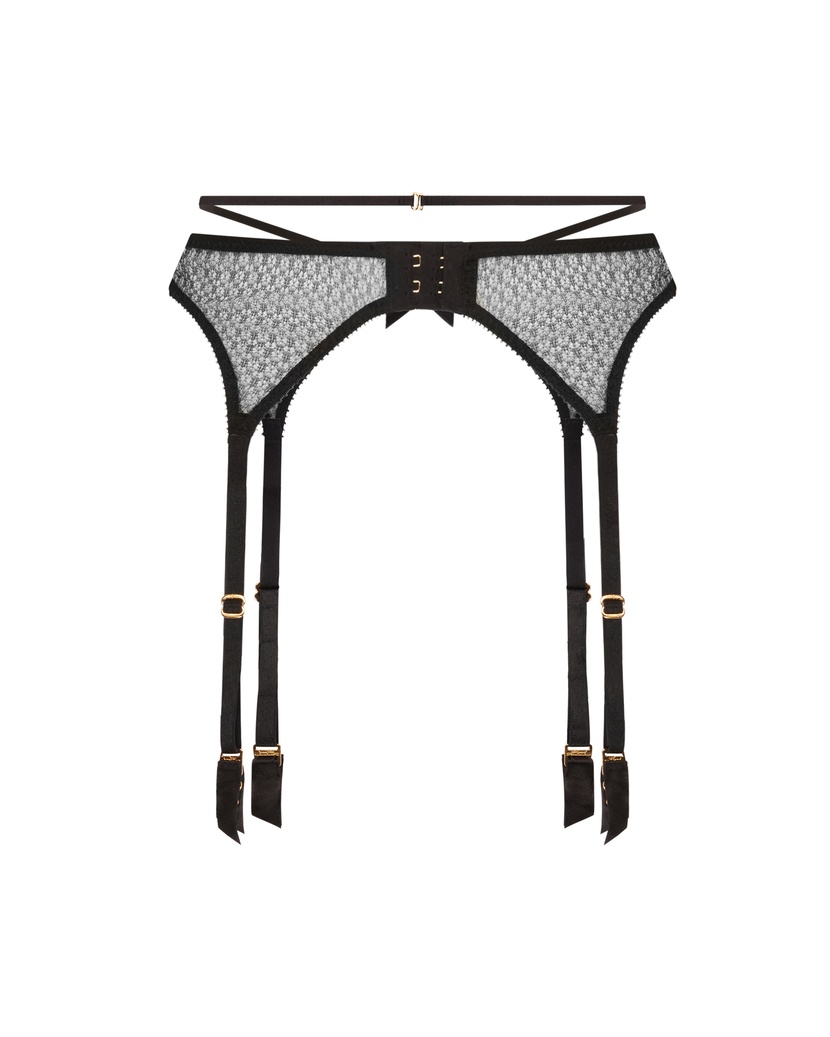 NickiЧерный пояс для чулок Nicki