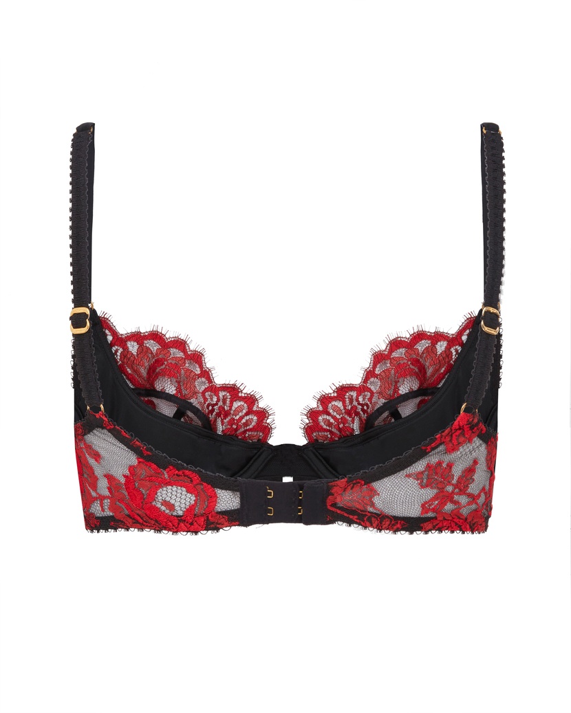 SolannaКрасно-черный бюстгальтер с мягкой чашкой Solanna