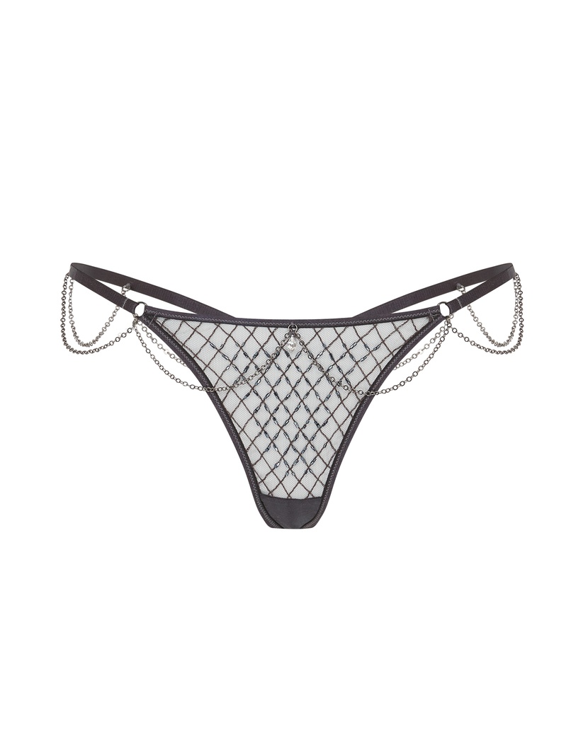 ChrystelleСеребристые трусы стринги Chrystelle