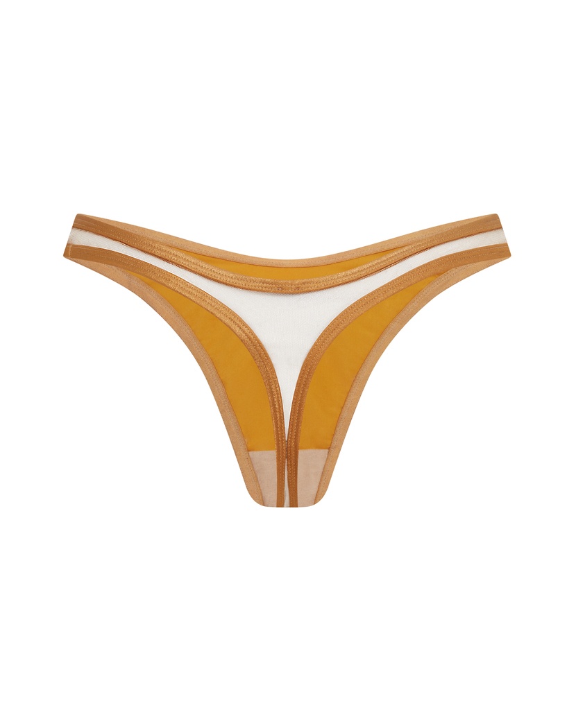 SirennaЗолотистые трусы стринги Sirenna