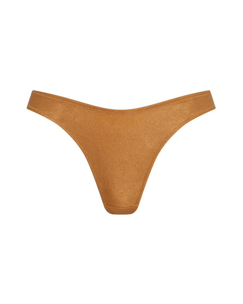 SirennaЗолотистые трусы стринги Sirenna