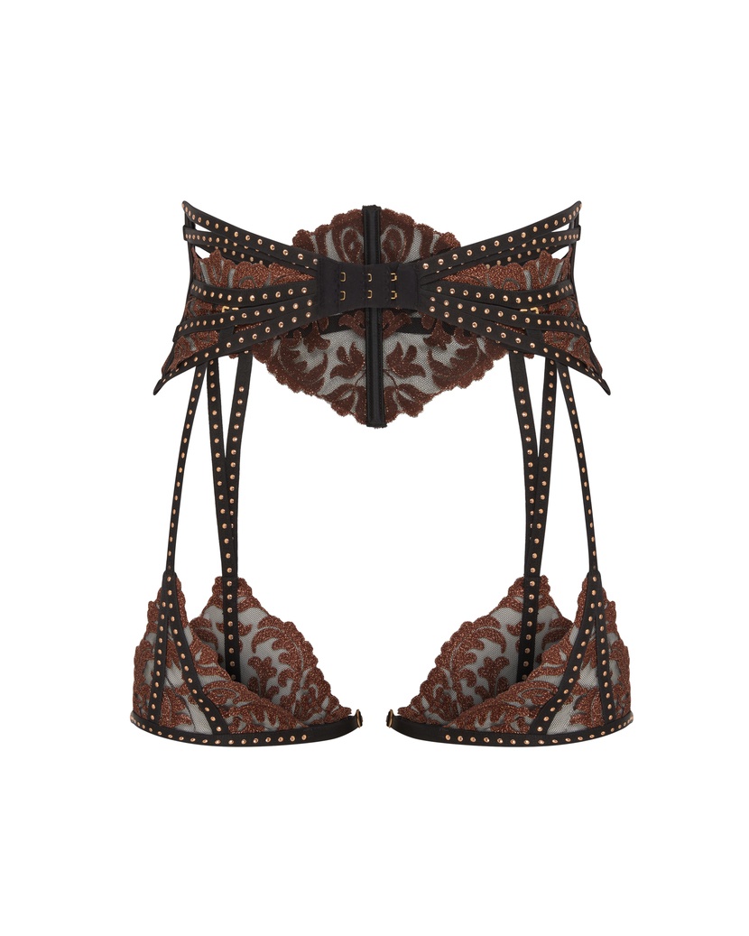 ZarellaКоричневый корсетный пояс Zarella