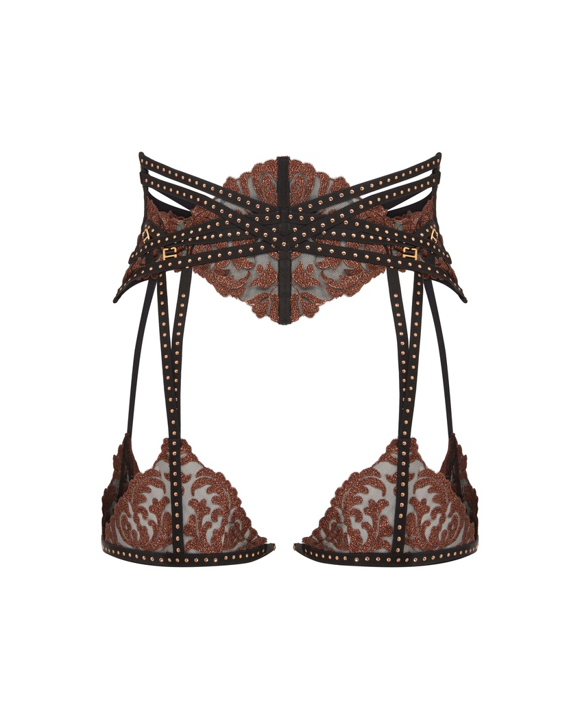 ZarellaКоричневый корсетный пояс Zarella