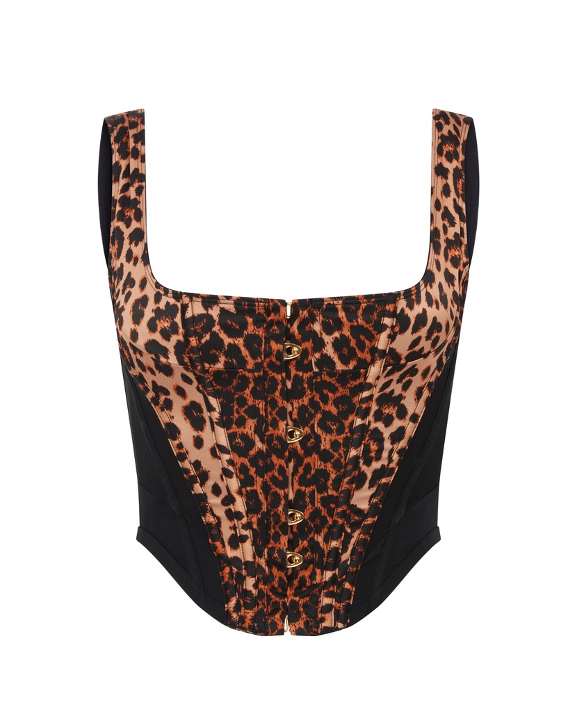 ZenaЛеопардовый корсет Zena