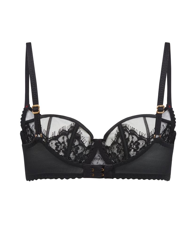 ClarissaЧерный бюстгальтер балконет Clarissa