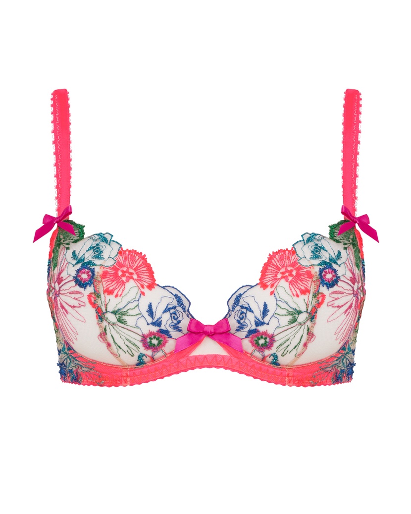 ZuriОранжевый прозрачный бюстгальтер с мягкой чашкой Zuri