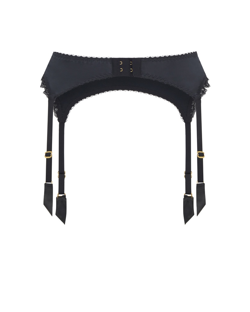 SloaneЧерный пояс для чулок Sloane