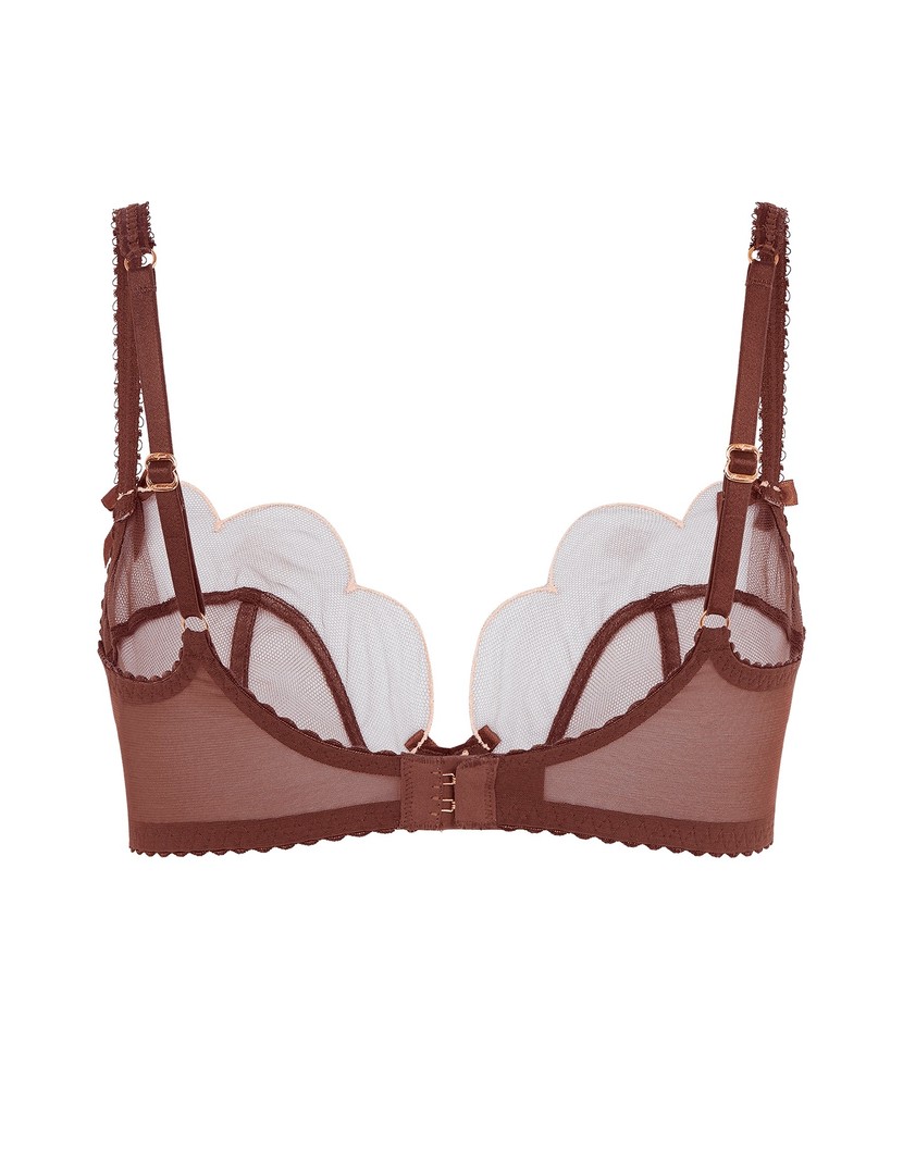 LornaПрозрачный коричневый бюстгальтер с мягкой чашкой Lorna