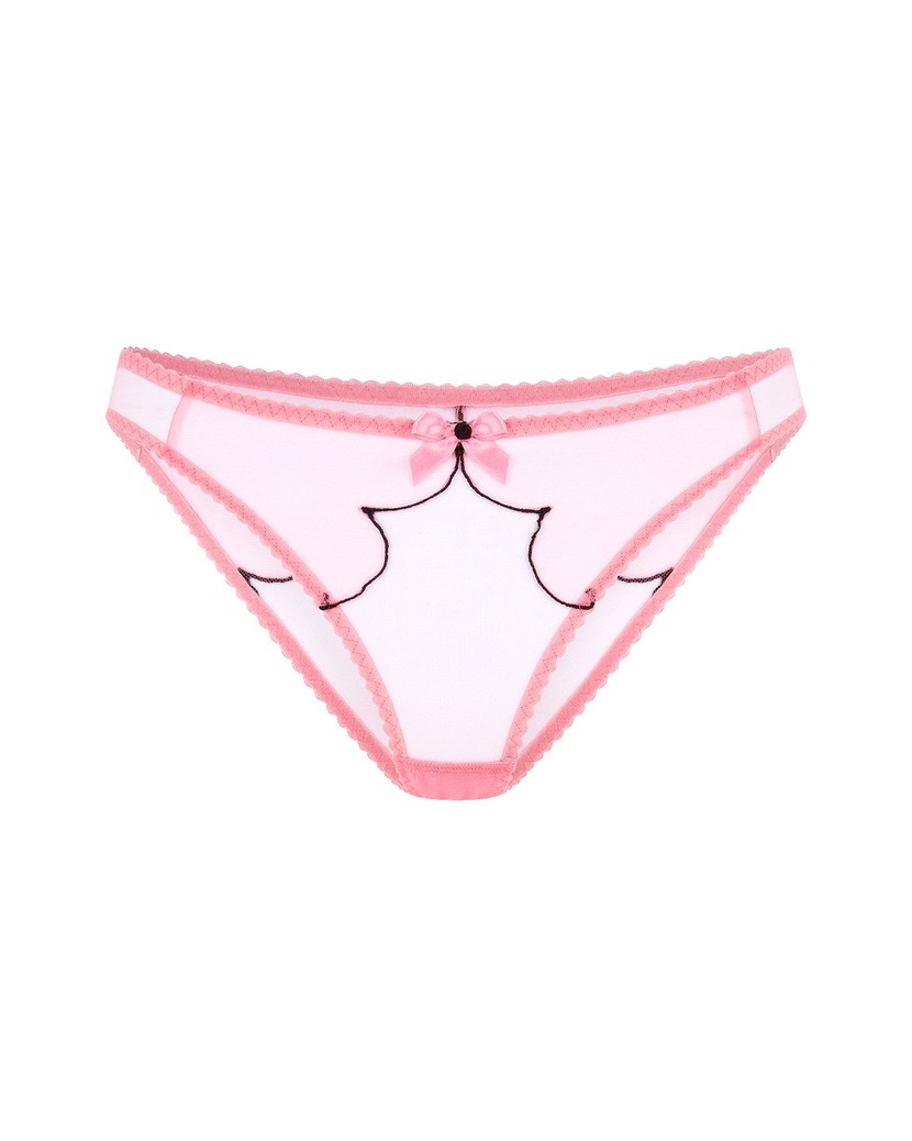 LornaРозовые прозрачные классические трусы Lorna