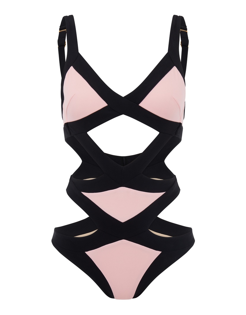 MazzyСветло-розовый сплошной купальник Mazzy