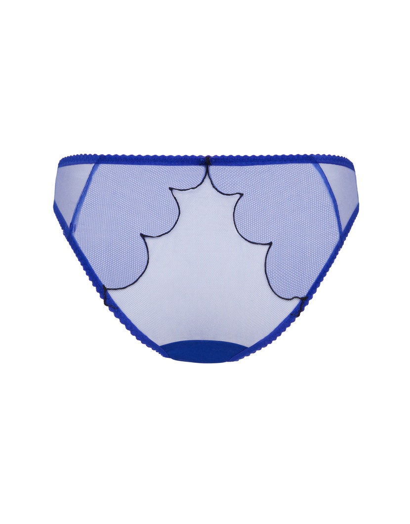 LornaСиние прозрачные классические трусы Lorna
