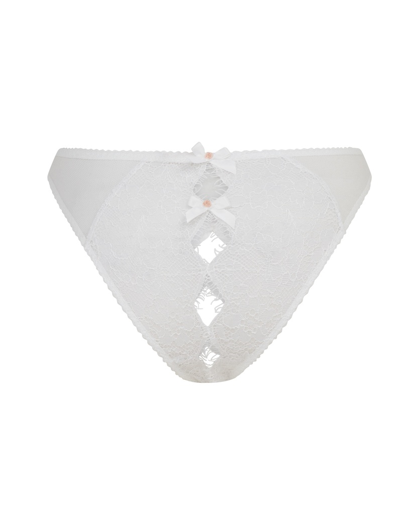 Lorna LaceБелые кружевные французские трусы Lorna Lace