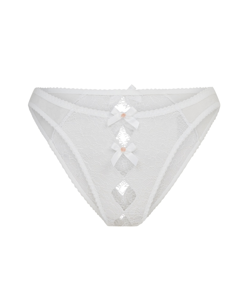 Lorna LaceБелые кружевные французские трусы Lorna Lace