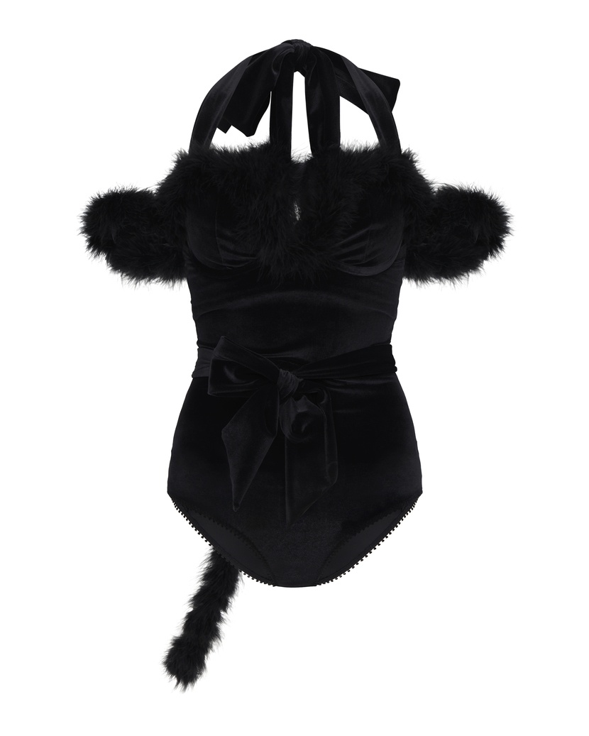 KitykatЧерное боди Kitykat