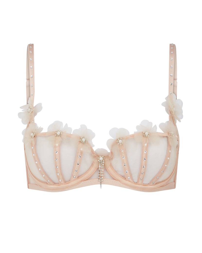 EvangeleneБюстгальтер балконет песочного цвета Evangelene