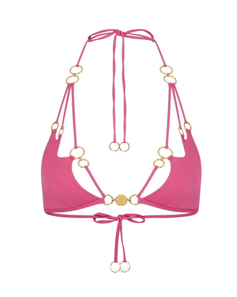 DavineТоп купальника цвета фуксия Davine