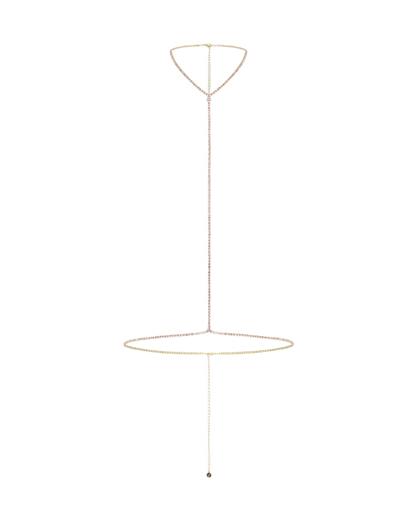 BougieЦепочка для тела розового цвета Bougie