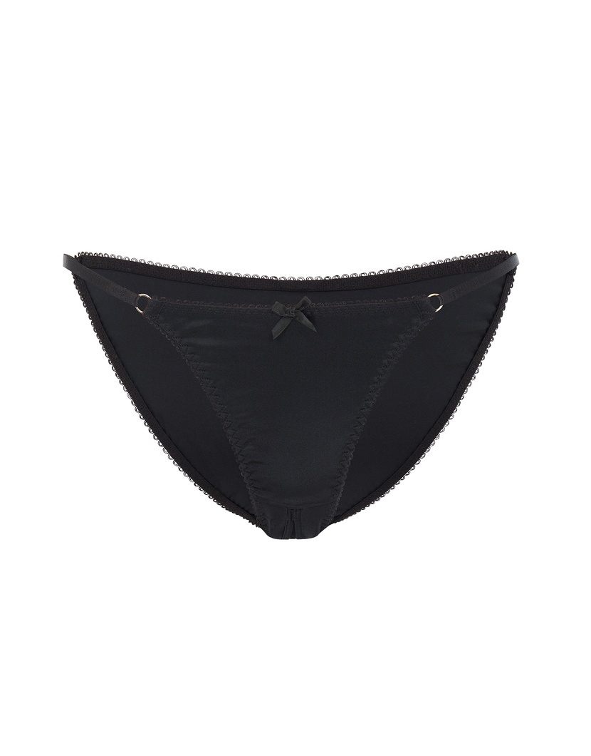 Ettie Черные шелковые французские трусы Ettie