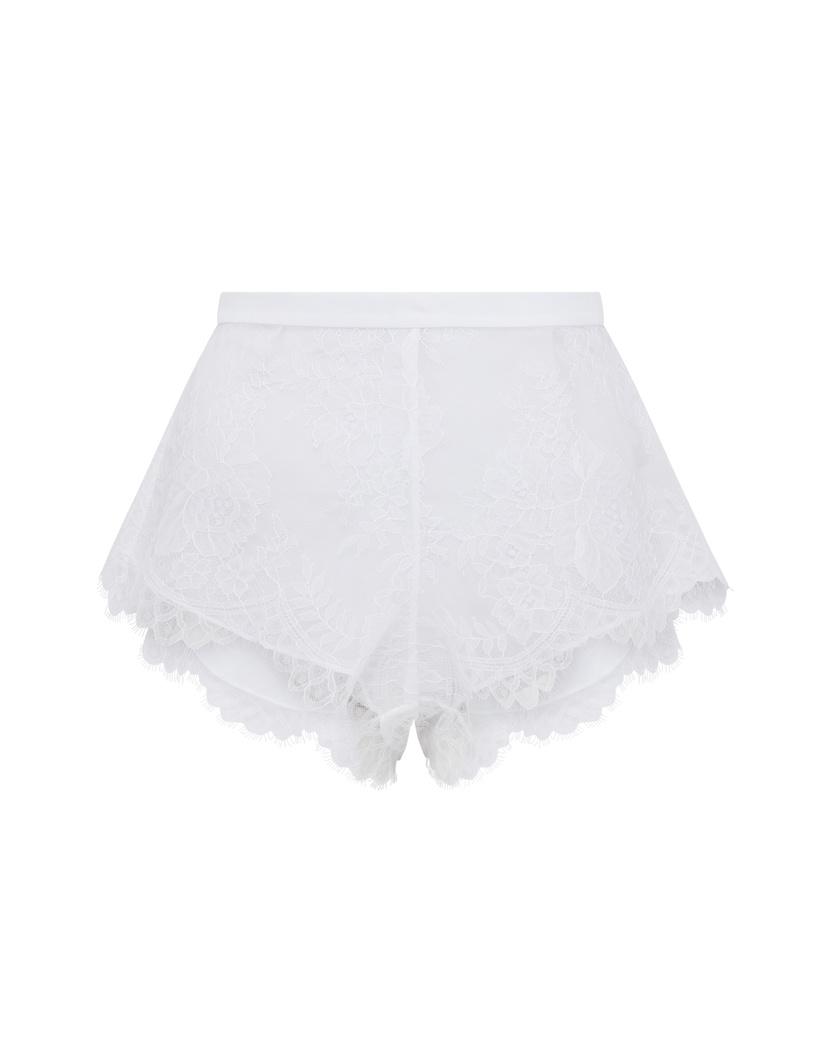 KiyaБелые кружевные шорты пижамы Kiya
