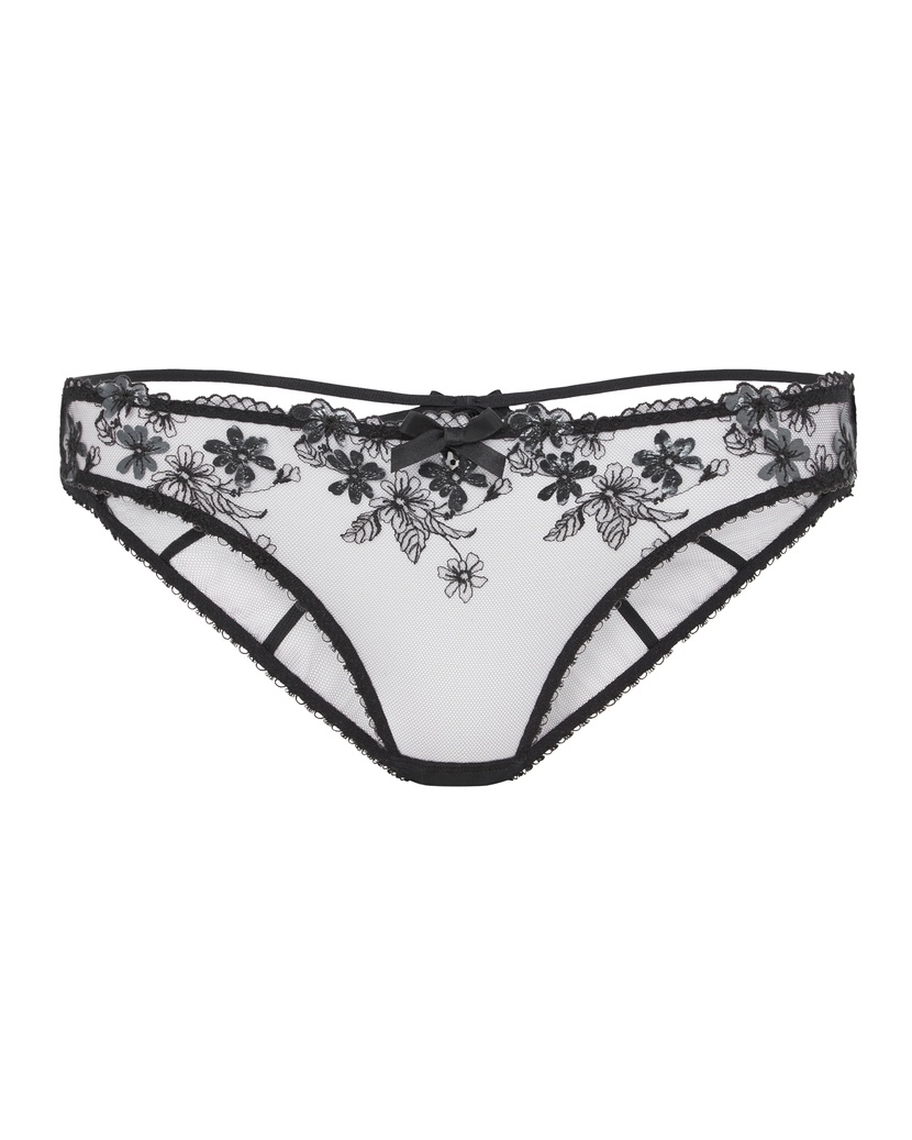 SkyleeЧерные прозрачные классические трусы Skylee