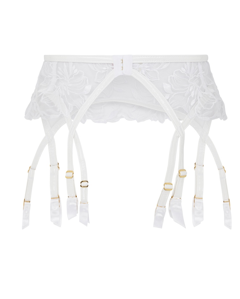 OzellaБелый пояс для чулок Ozella