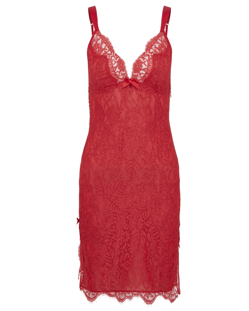 KaterynaКрасная кружевная сорочка Kateryna