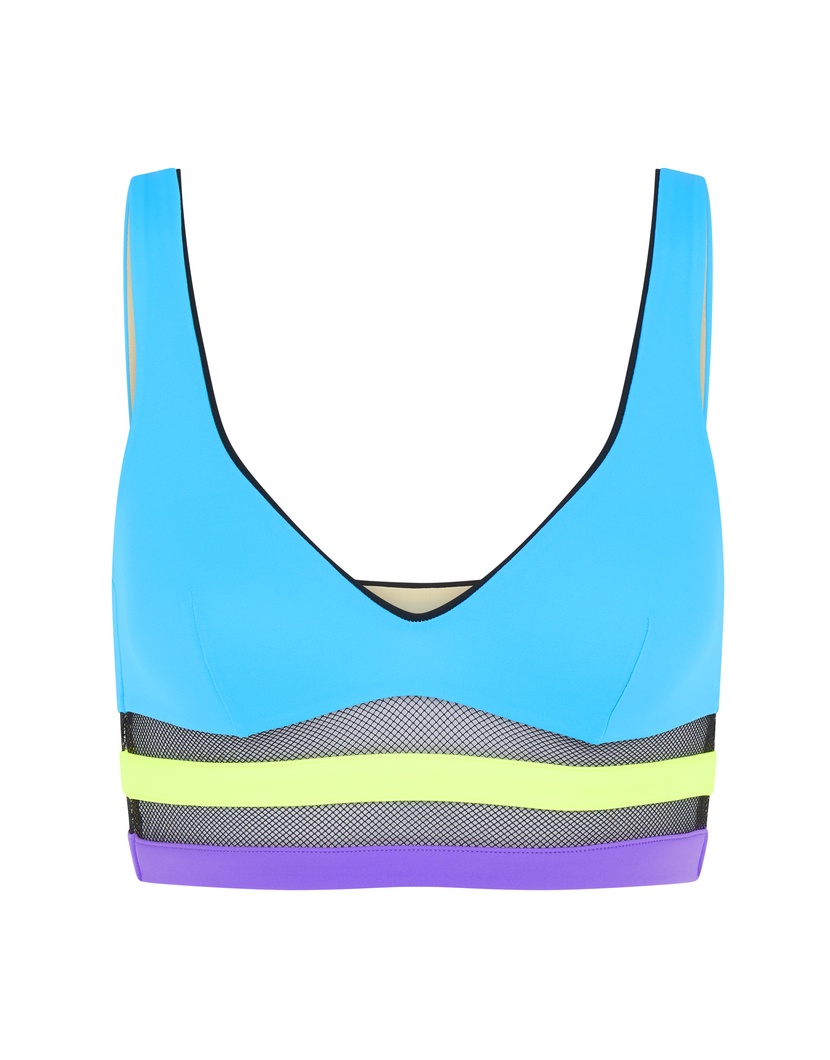 ZenayaГолубой топ купальника Zenaya