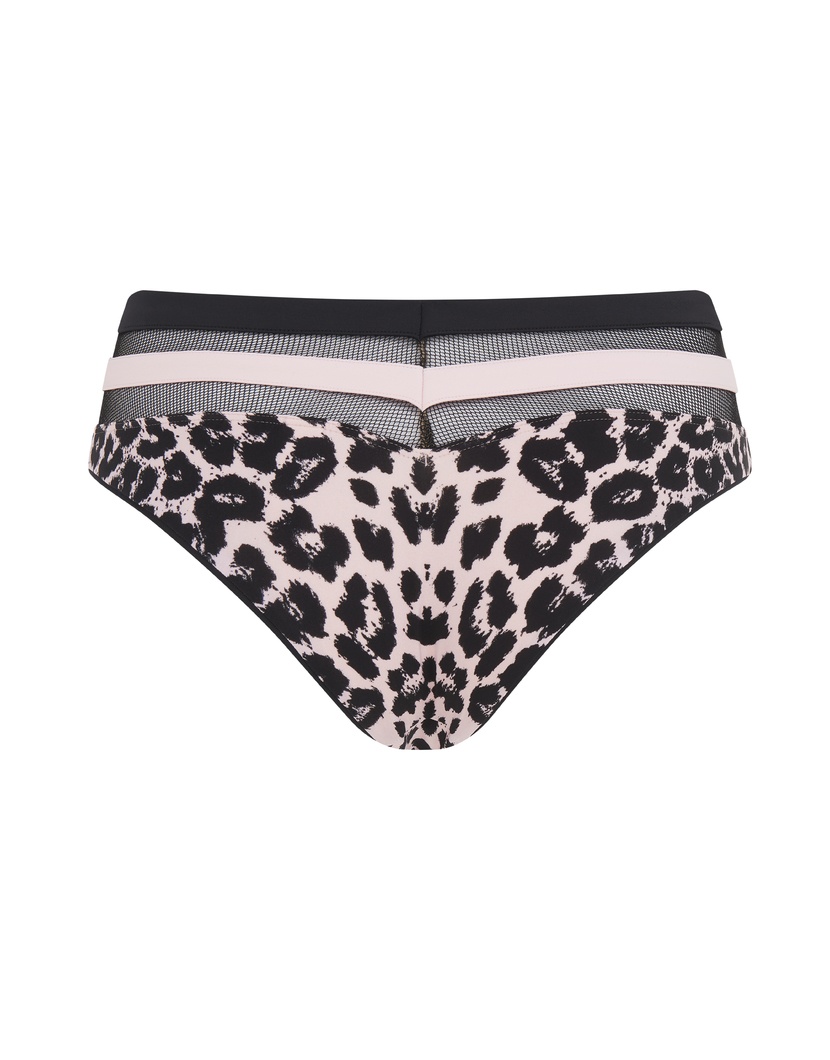 ZenayaВысокие плавки с леопардовым принтом Zenaya