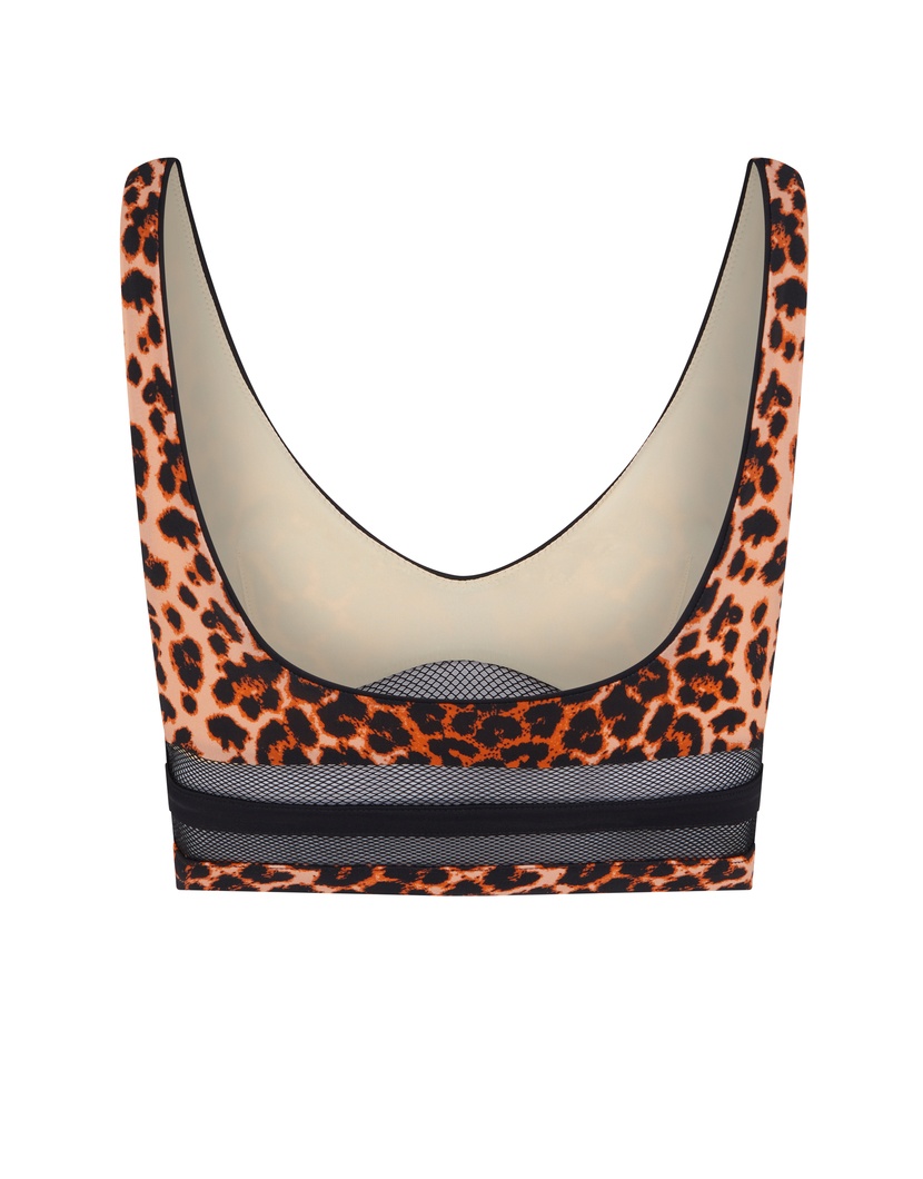 ZenayaЛеопардовый топ купальника Zenaya