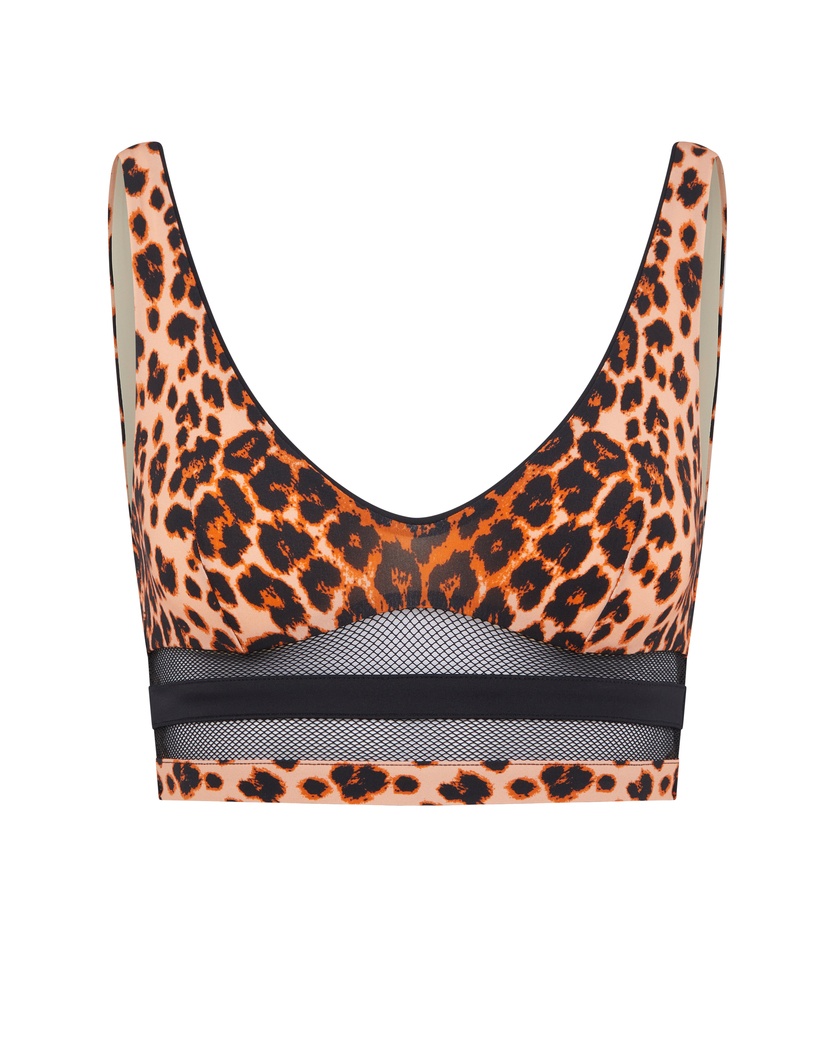ZenayaЛеопардовый топ купальника Zenaya