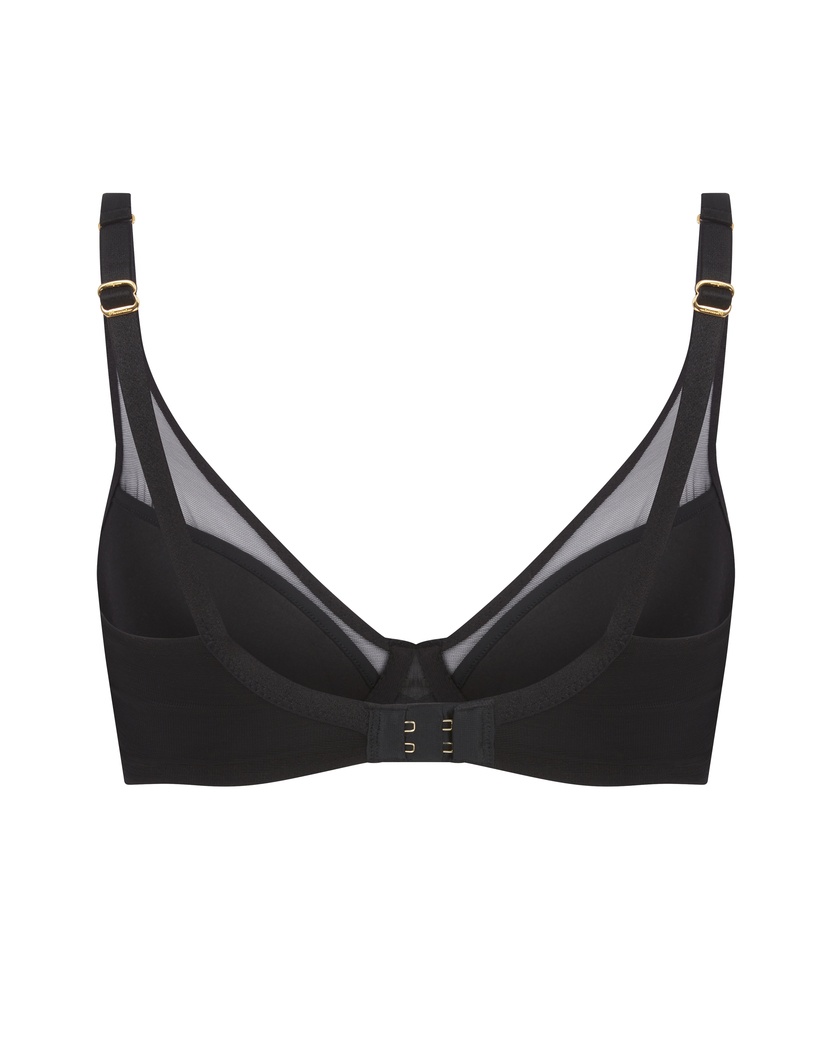 LuckyЧерный бюстгальтер с глубокой чашкой Lucky