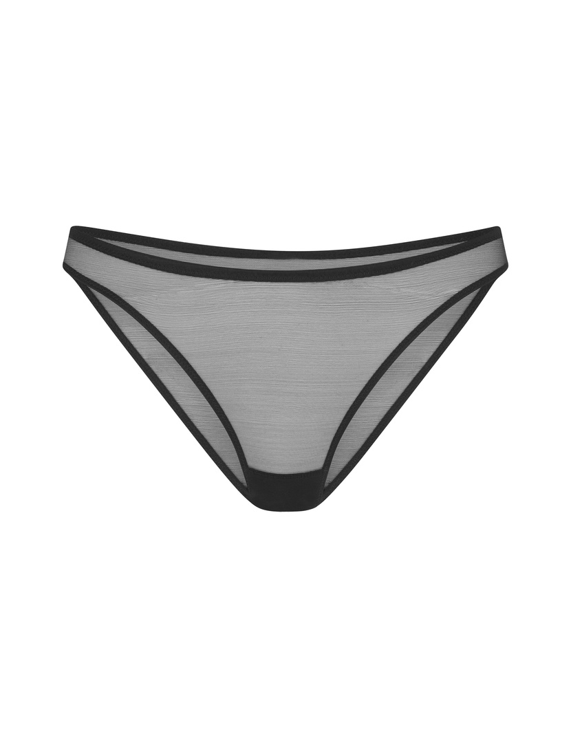 LuckyЧерные прозрачные классические трусы Lucky